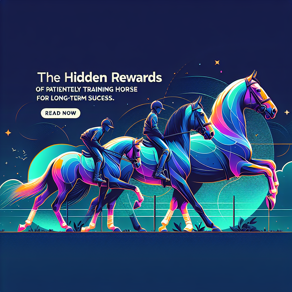 The Hidden Rewards Of Patiently Training Young Horses For Long-Term Success- just horse riders