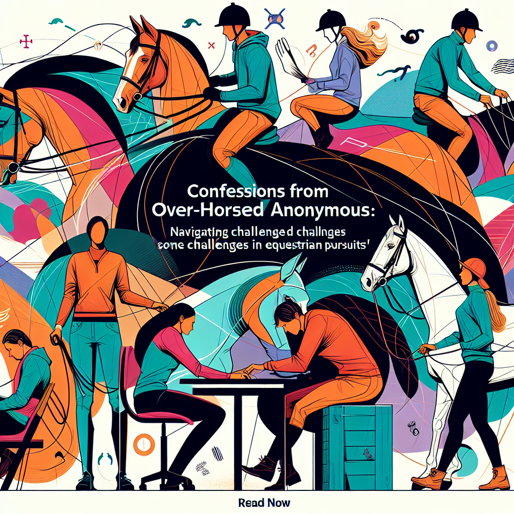 Confessions From Over-Horsed Anonymous Navigating Challenges In Equestrian Pursuits- just horse riders