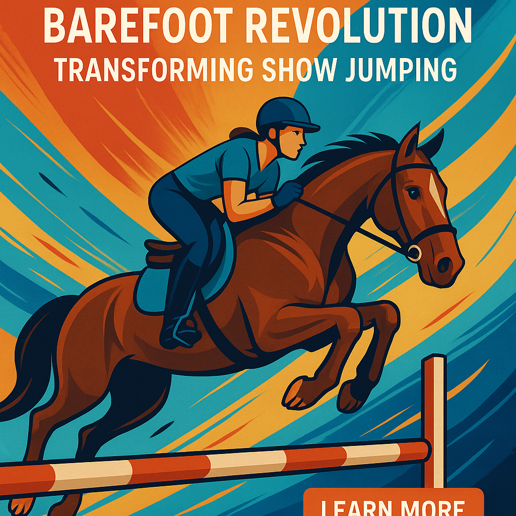 Discover The Barefoot Revolution Transforming Show Jumping- just horse riders