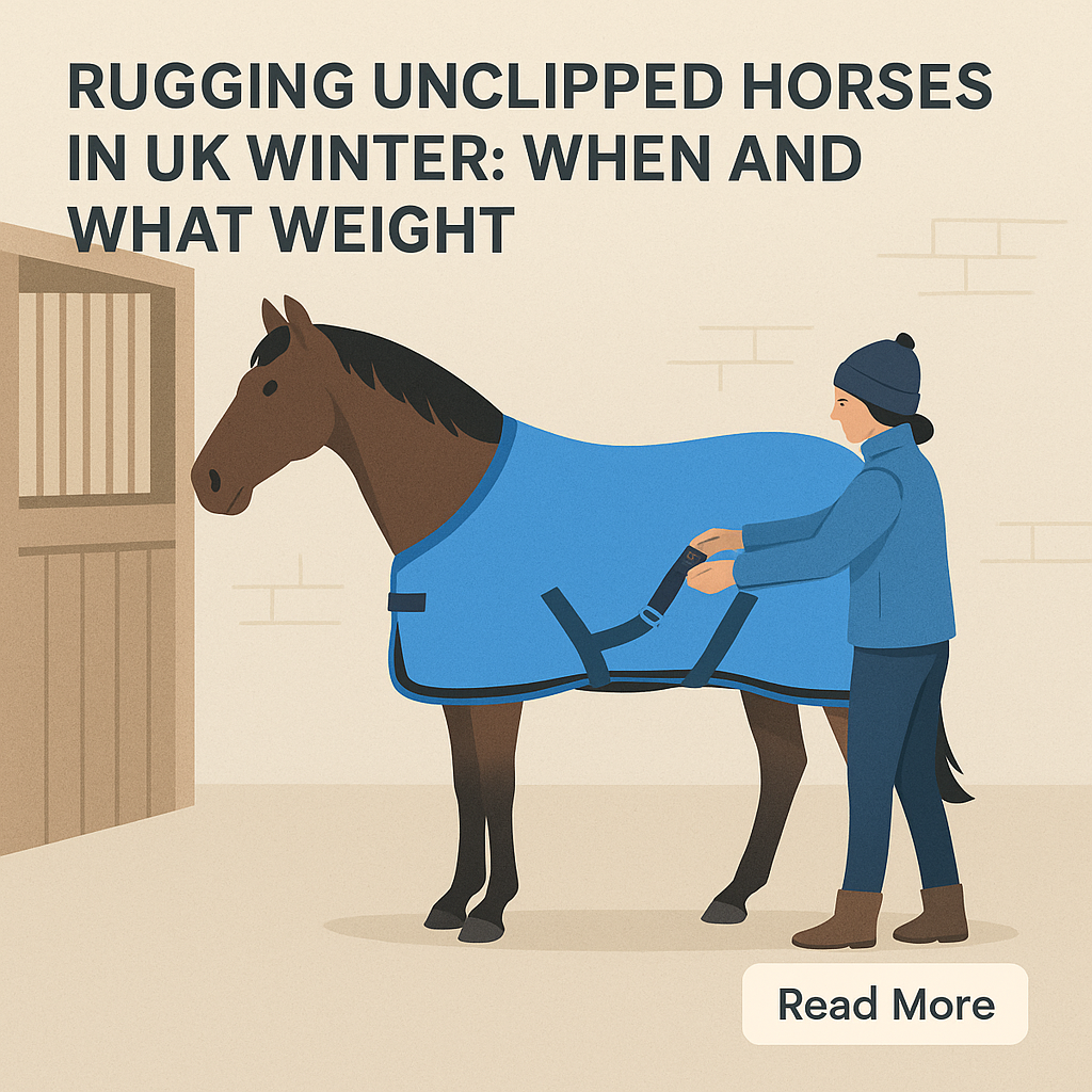 Rugging Unclipped Horses In UK Winter: When And What Weight- just horse riders
