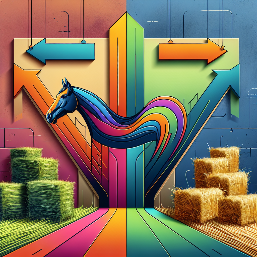 A Comprehensive Guide: Navigating the Choice Between Hay and Haylage for Your Horse's Forage Needs- just horse riders