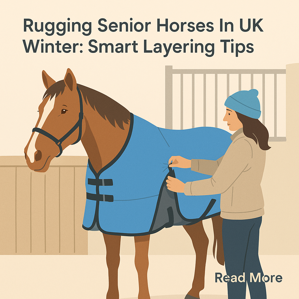 Rugging Senior Horses In UK Winter: Smart Layering Tips- just horse riders