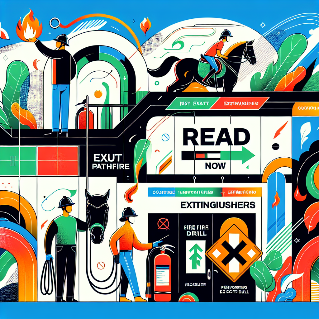 Enhance Safety at Equestrian Facilities: The Crucial Role of Regular Fire Drills- just horse riders