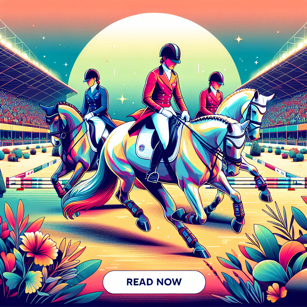 British Equestrians Shine In Amsterdam With Stellar Dressage Performances- just horse riders