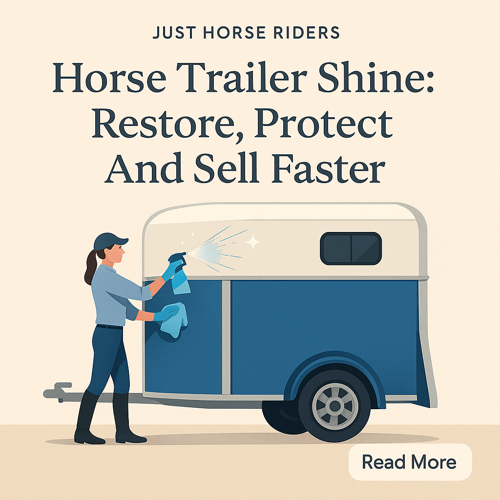Horse Trailer Shine: Restore, Protect And Sell Faster- just horse riders