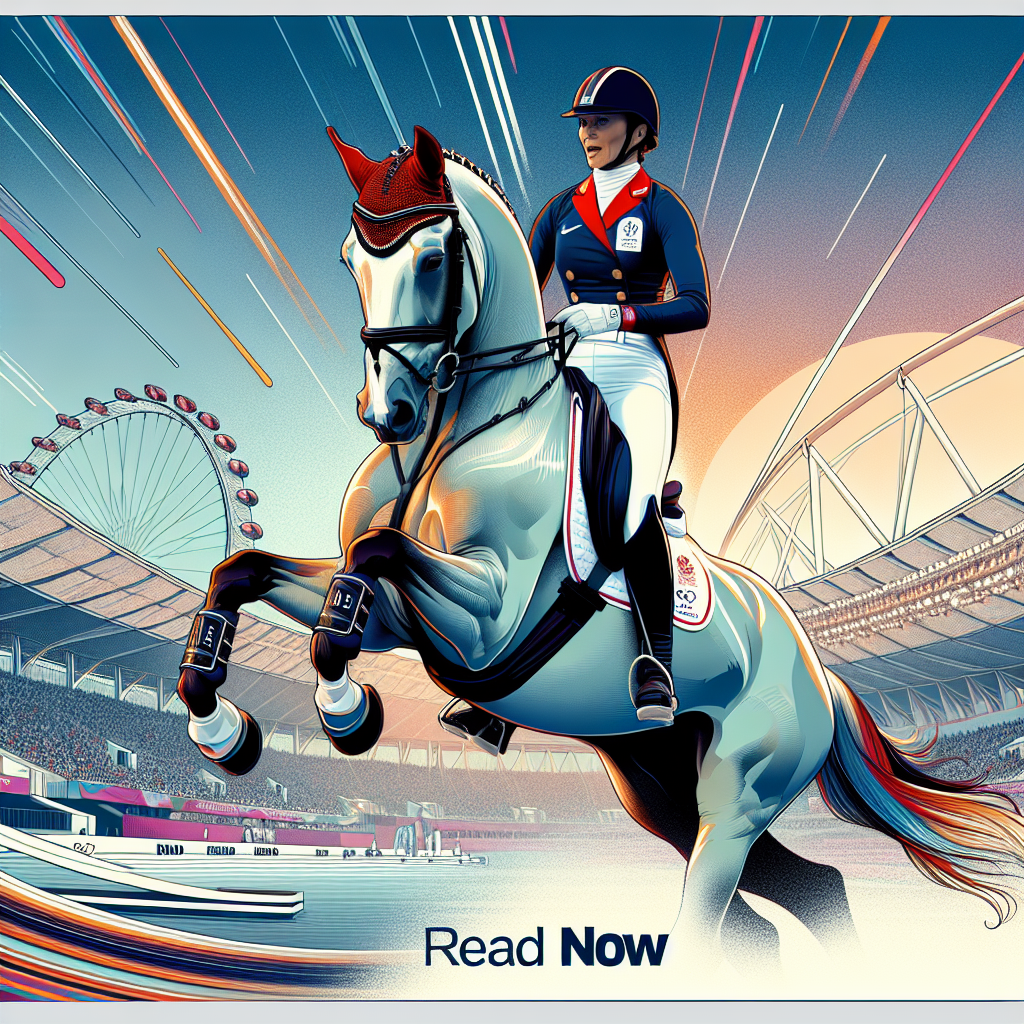 Laura Collett and London 52 Shatter Records in Historic Olympic Dressage Performance- just horse riders