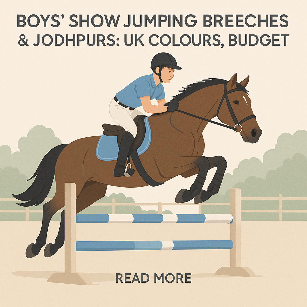 Boys’ Show Jumping Breeches & Jodhpurs: UK Colours, Budget- just horse riders