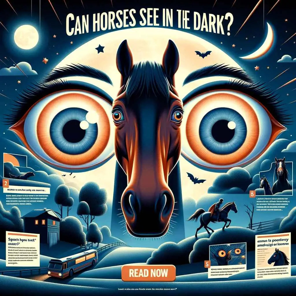 can horses see in the dark - just horse riders