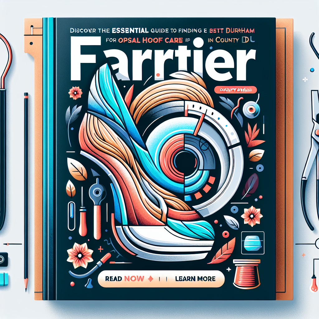 Discover the Essential Guide to Finding the Best Farrier in County Durham for Optimal Horse Hoof Care- just horse riders