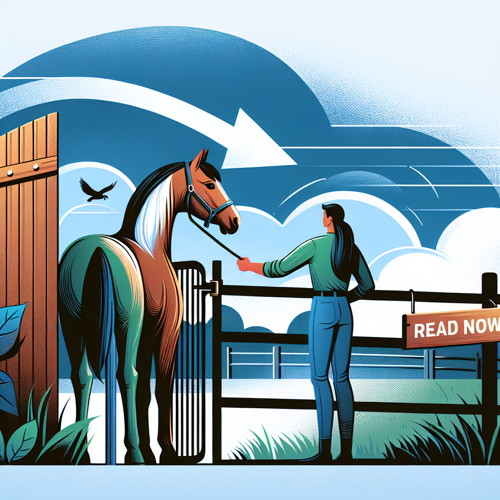 How to Help Your Young Horse Overcome Fear of Gates: Proven Tips and Techniques- just horse riders