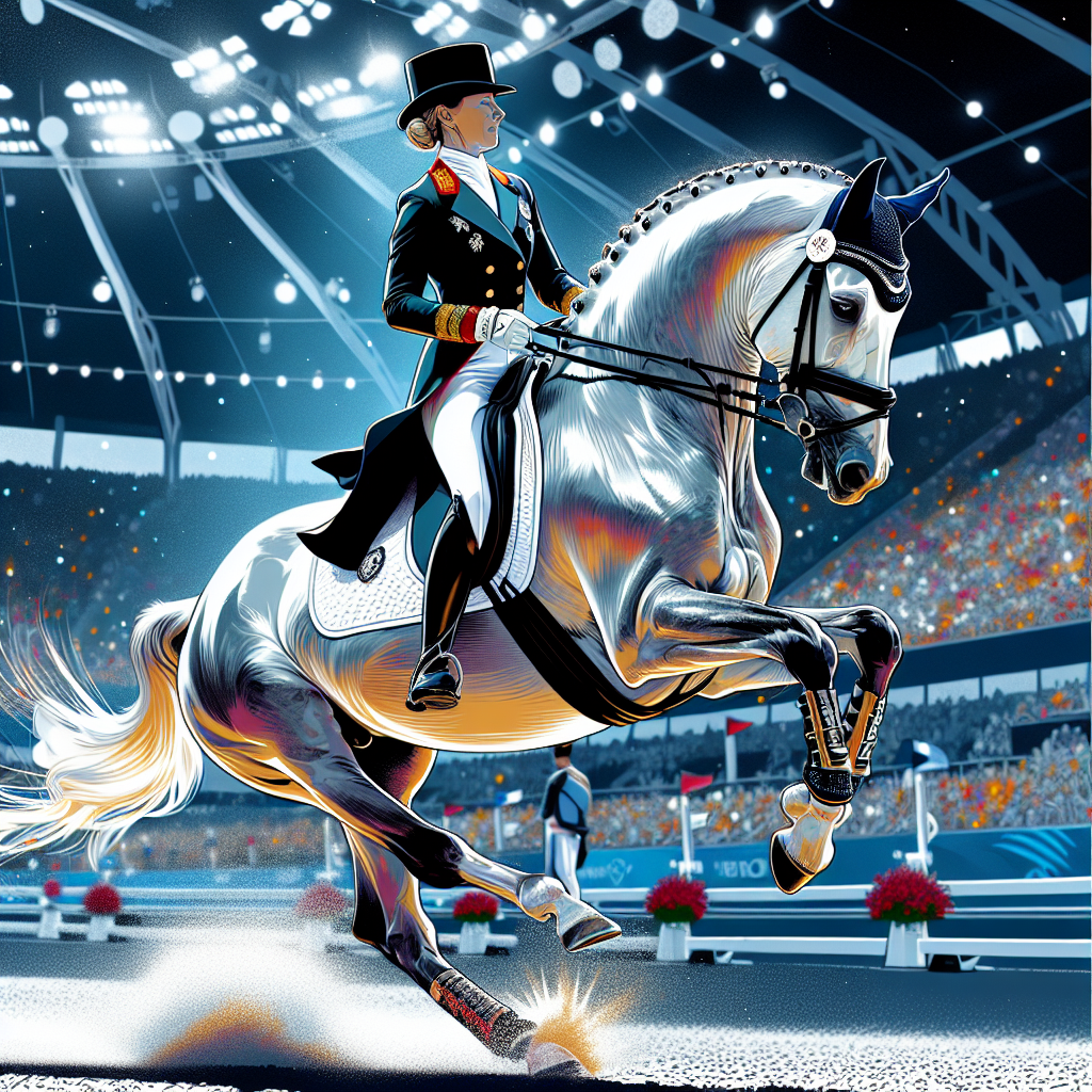 Isabell Werth and Wendy Shine with Silver in Olympic Dressage Freestyle- just horse riders