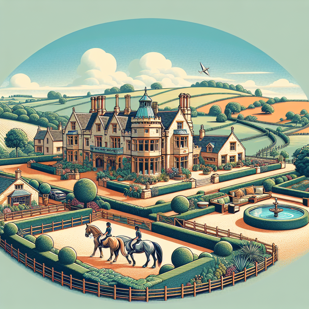 Exploring the Cotswolds' Crown Jewel: The £8 Million Equestrian Paradise, Hill Top House- just horse riders