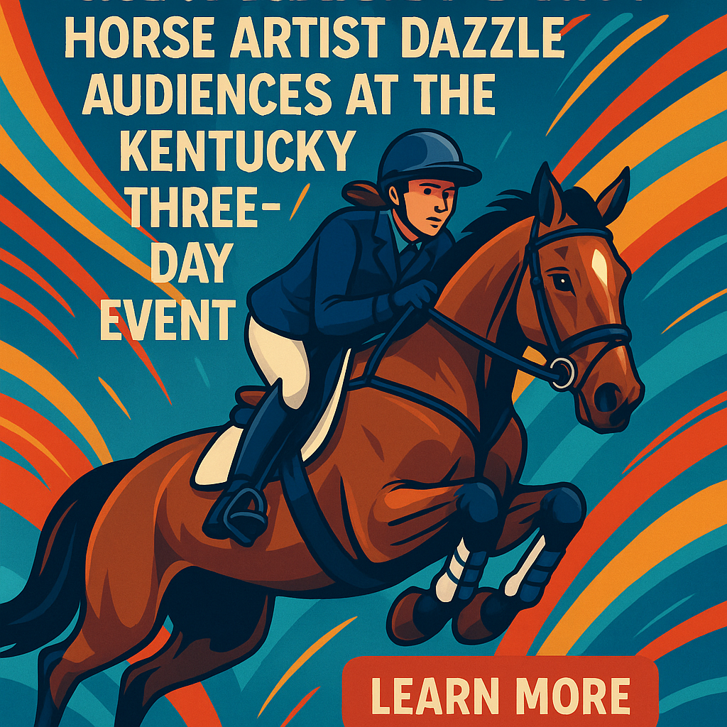 Monica Spencer And Her Phenomenal Horse Artist Dazzle Audiences At The Kentucky Three-Day Event- just horse riders