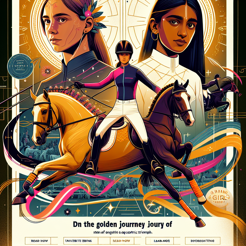 Jasmine Underwood And Indian Girl G's Golden Journey From Uncertain Beginnings To Equestrian Triumph- just horse riders