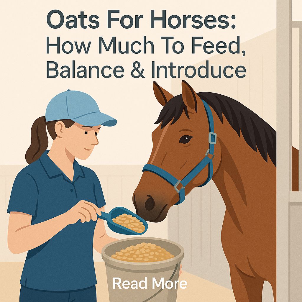 Oats For Horses: How Much To Feed, Balance & Introduce- just horse riders