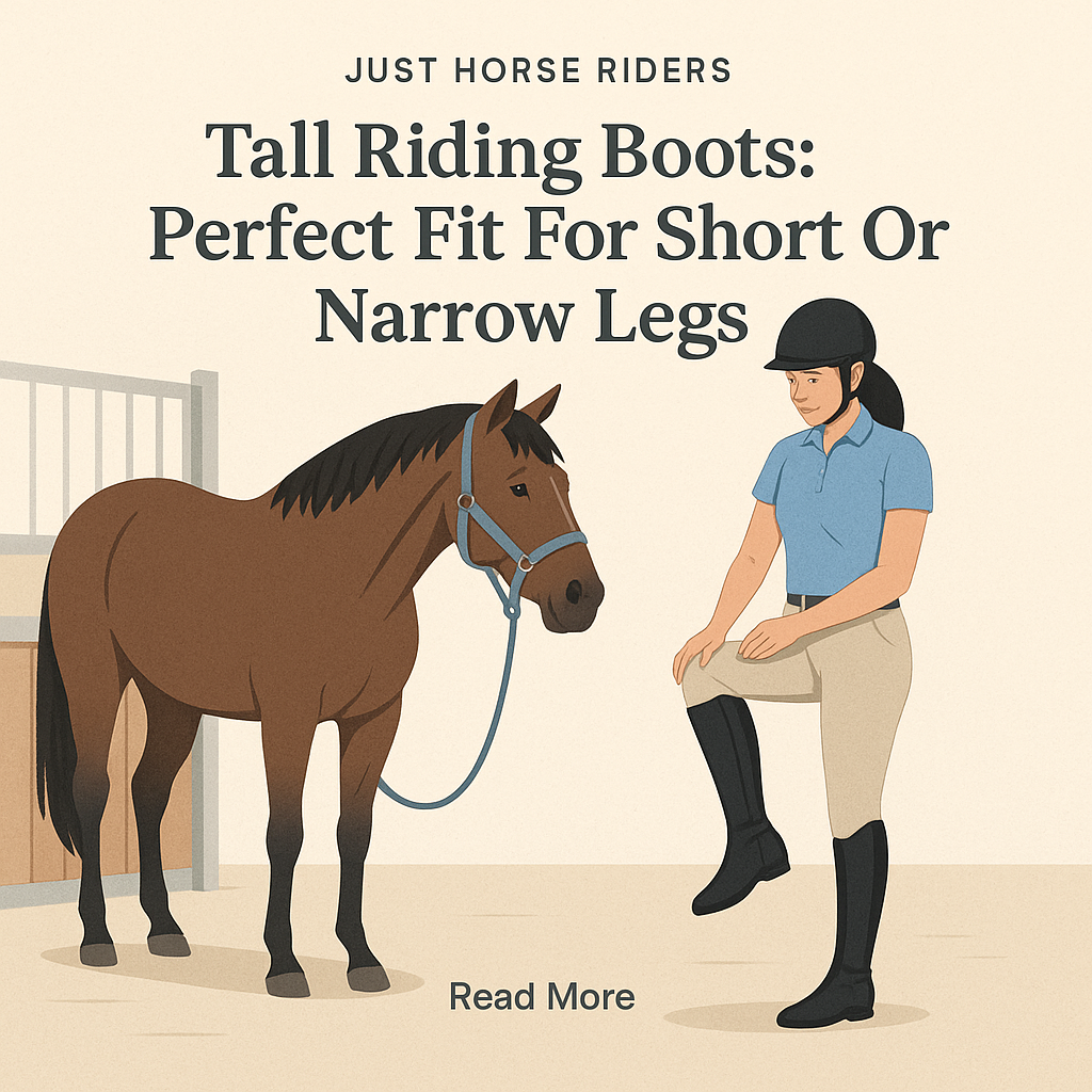 Tall Riding Boots: Perfect Fit For Short Or Narrow Legs- just horse riders