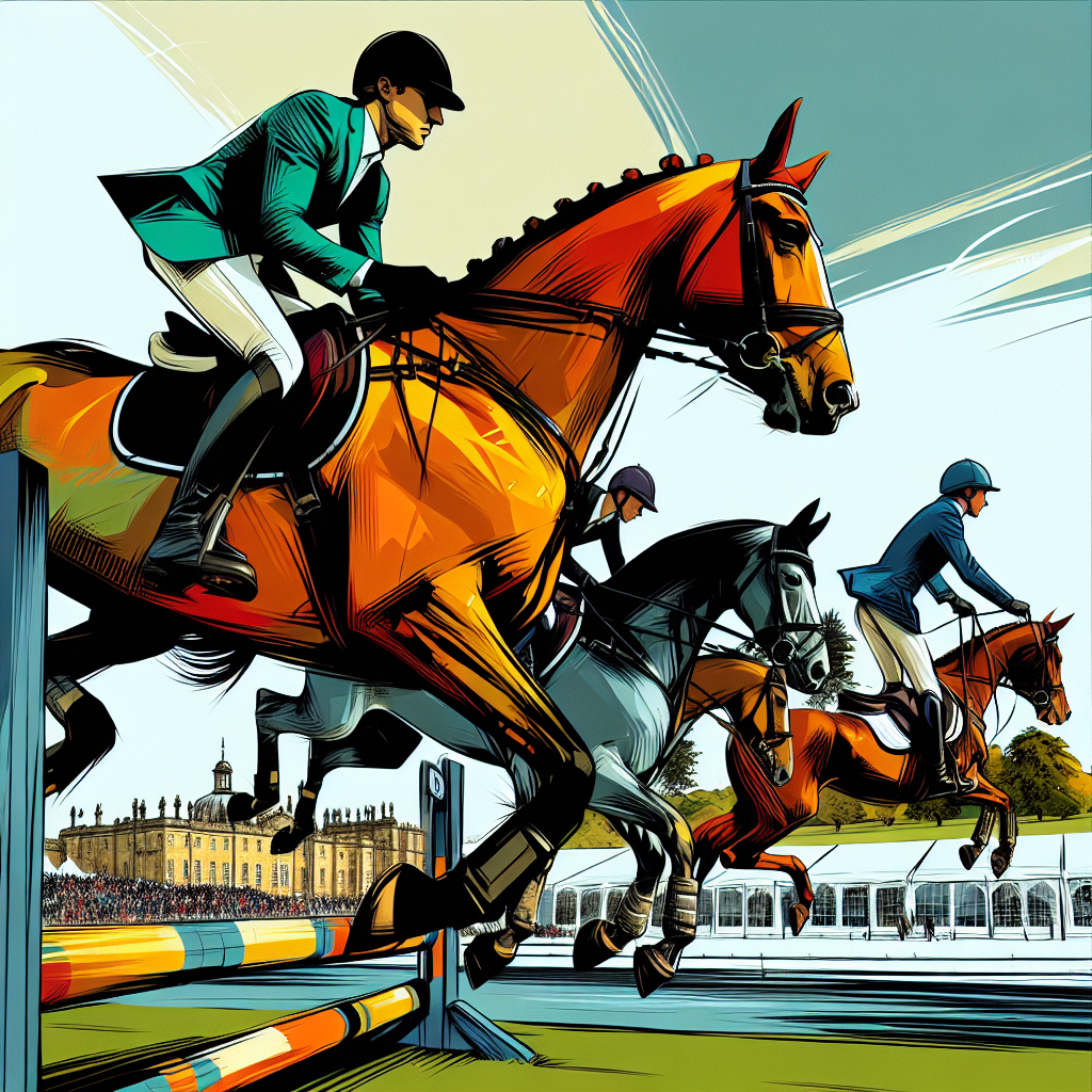 Harry Meade's Triple Challenge At Burghley: Mastering Diverse Horses- just horse riders