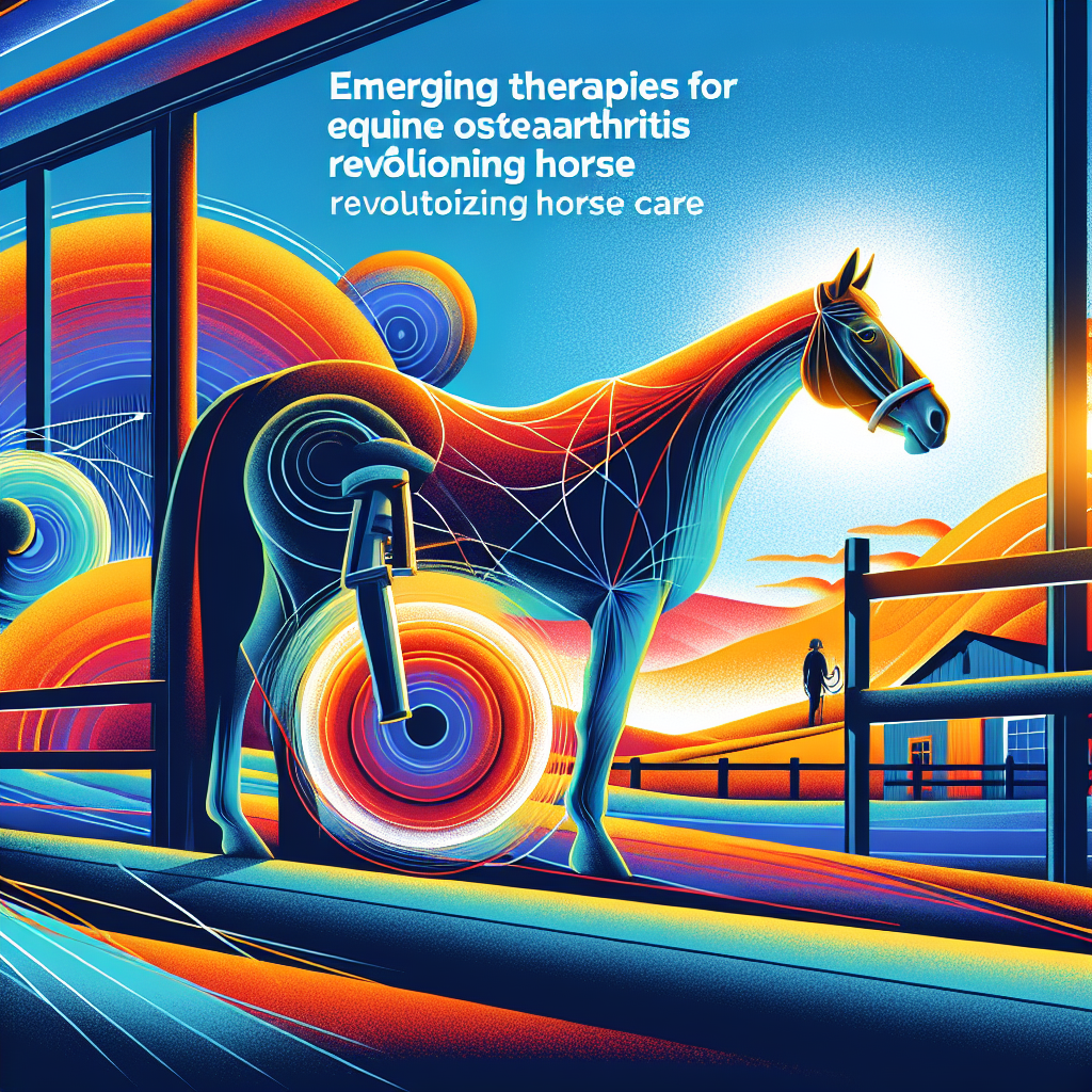 Emerging Therapies For Equine Osteoarthritis Revolutionizing Horse Care- just horse riders