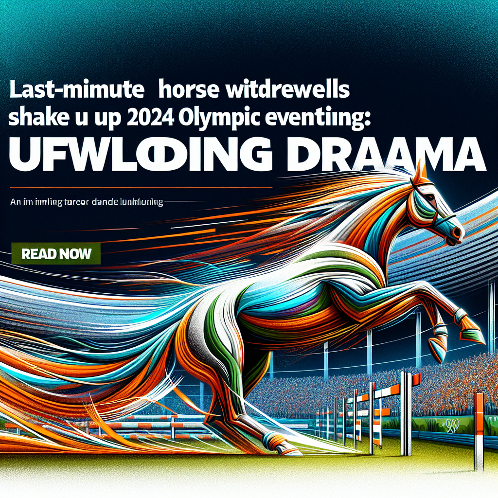 Last-Minute Horse Withdrawals Shake Up Team Standings in 2024 Olympic Eventing: Unfolding Drama in Paris- just horse riders