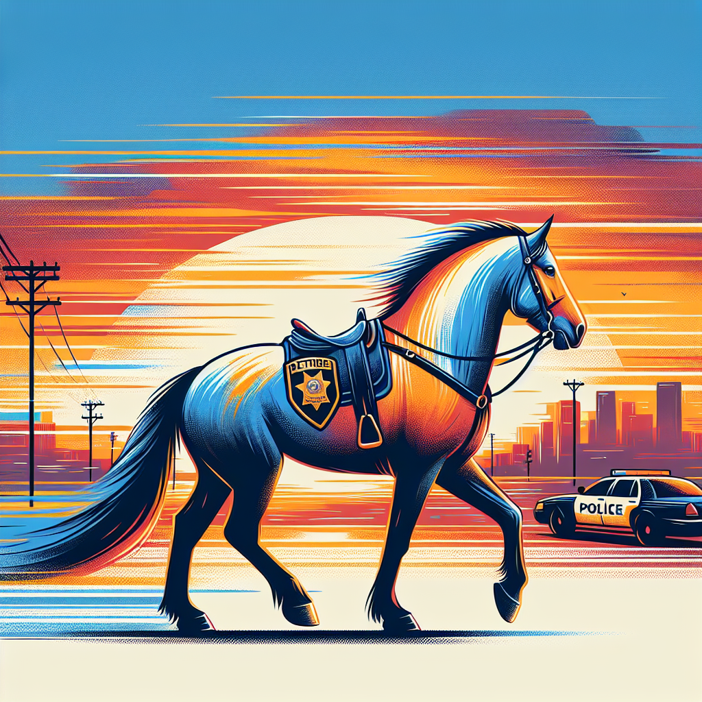 The Inspiring Retirement Journey Of Atlas The Beloved Police Horse- just horse riders