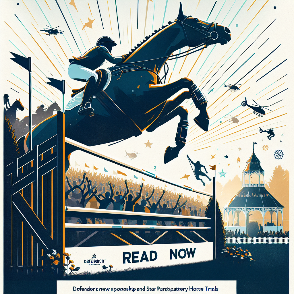 Defender's New Sponsorship and Star Participants Set to Elevate Burghley Horse Trials 2023- just horse riders