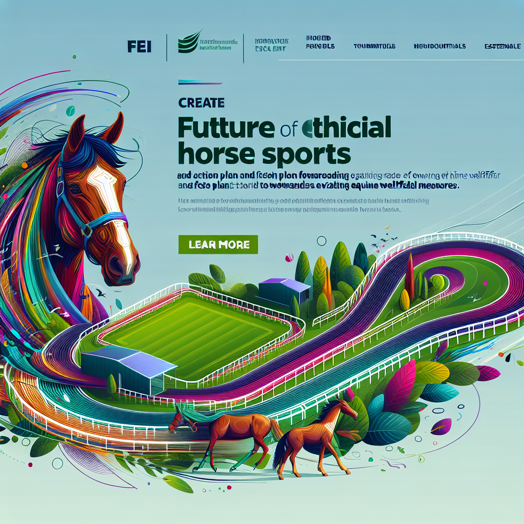 Elevating Equine Welfare: Unveiling the FEI's Action Plan and the Future of Ethical Horse Sports- just horse riders