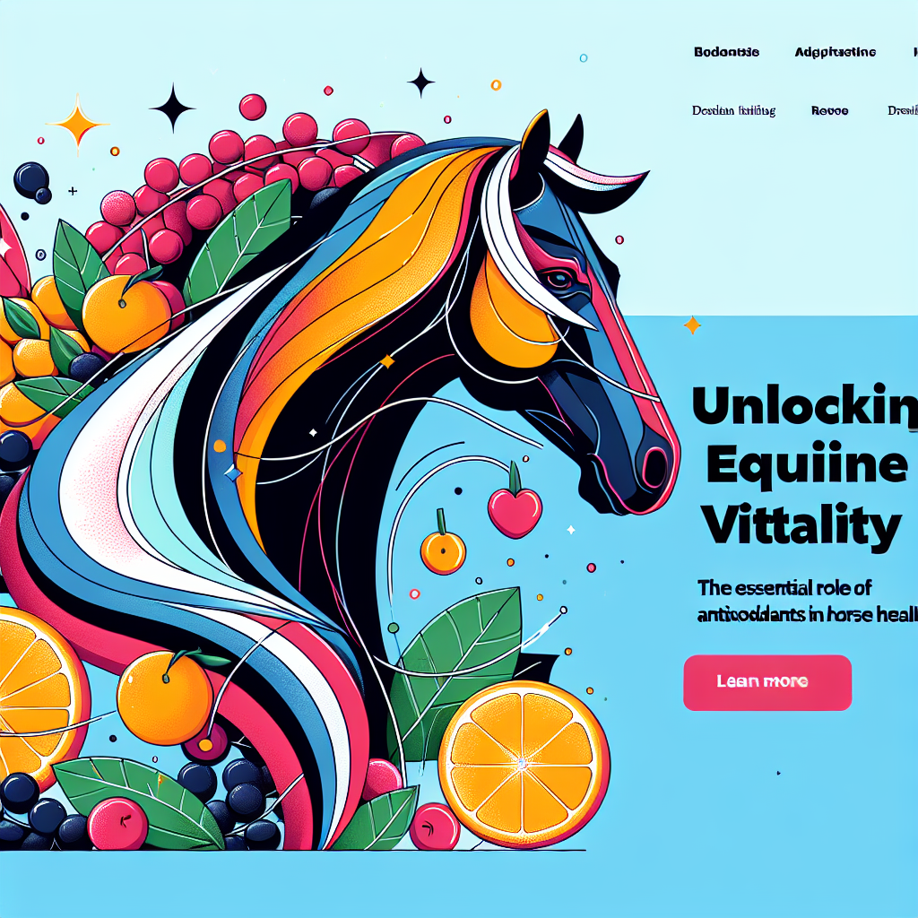 Unlocking Equine Vitality The Essential Role Of Antioxidants In Horse Health- just horse riders