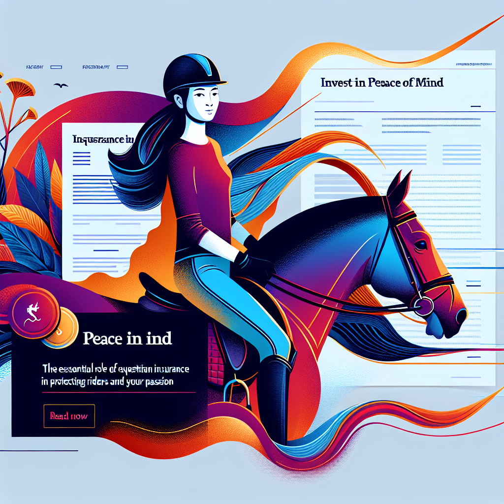 Invest in Peace of Mind: The Essential Role of Equestrian Insurance in Protecting Riders and Their Passion- just horse riders