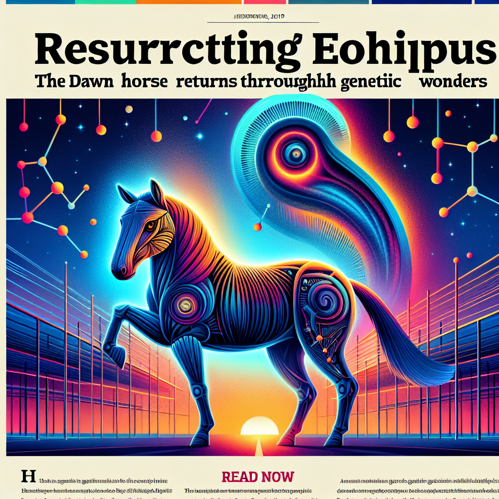 Resurrecting Eohippus The Dawn Horse Returns Through Genetic Wonders- just horse riders