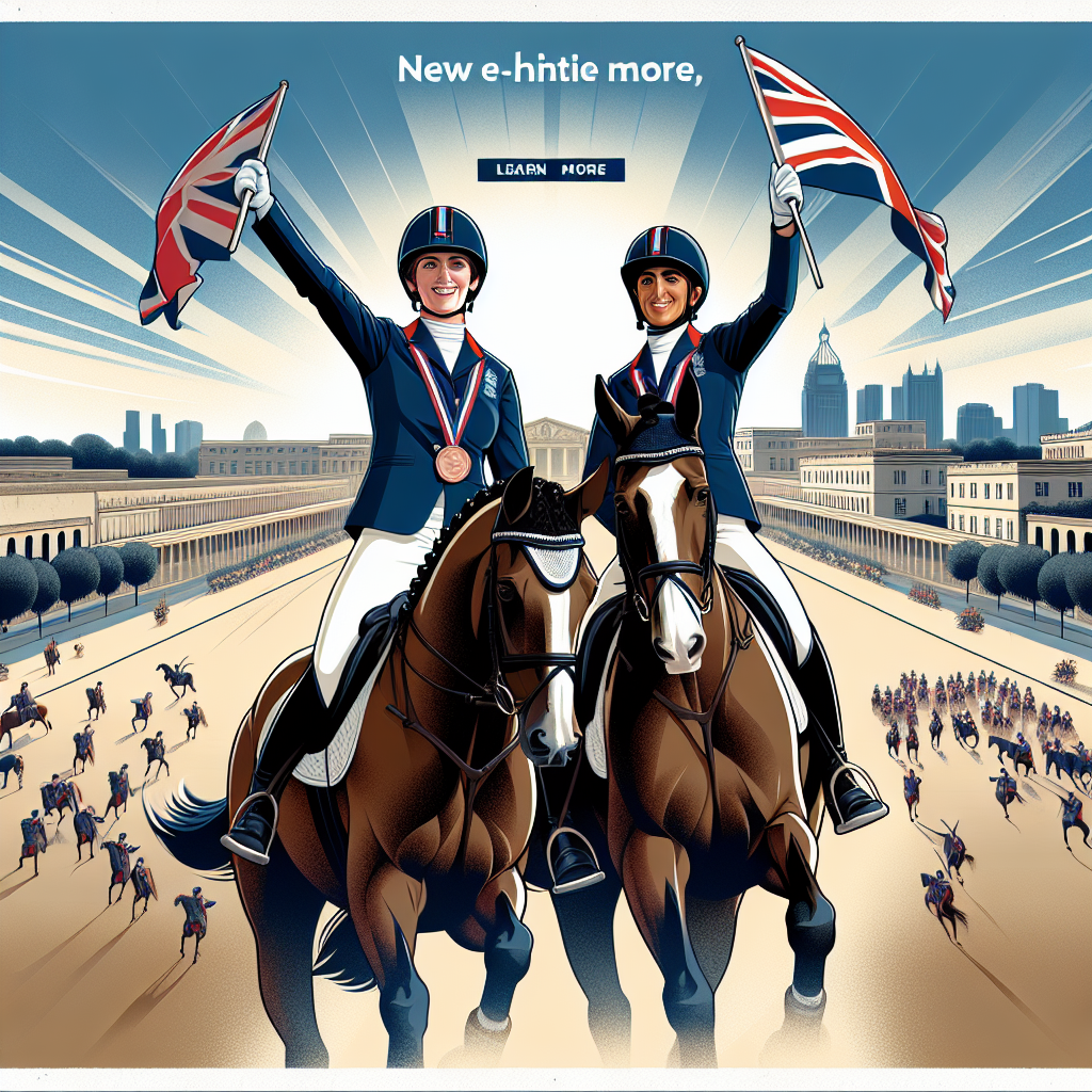 British Riders Abigail Gray and Ella-Grace Dovey Achieve Historic Wins at Sentower Park European Championships- just horse riders