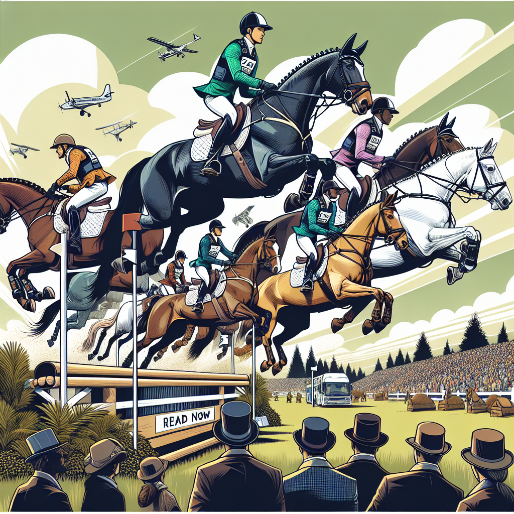 Thrills And Triumphs At The 2024 Pau Horse Trials Cross-Country Spectacle- just horse riders