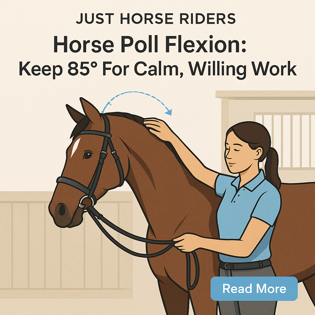 Horse Poll Flexion: Keep 85° For Calm, Willing Work- just horse riders