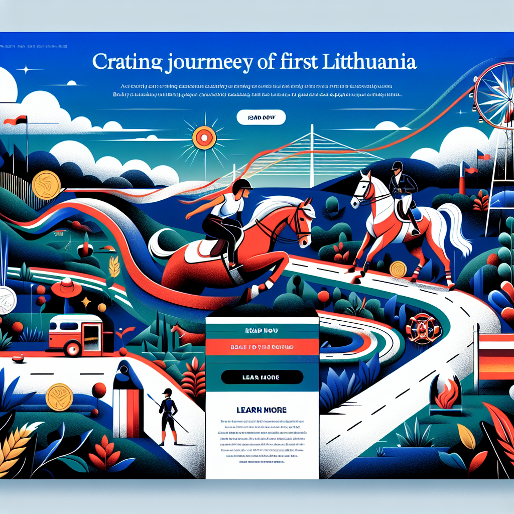 Lithuania's First Equestrian Olympian: The Inspiring Journey of Justina Vanagaité-Samuile from Road Trip to Olympic Glory- just horse riders
