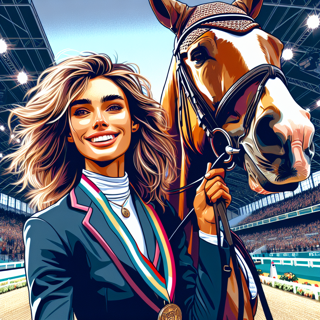 A Heartwarming Victory: The Inspiring Triumph of Young Rider Sienna Clay and Derw Dream Boy at Horse of the Year Show 2024- just horse riders