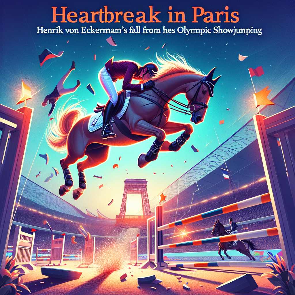 Heartbreak in Paris: Henrik von Eckermann's Fall from Glory Shocks Olympic Showjumping- just horse riders