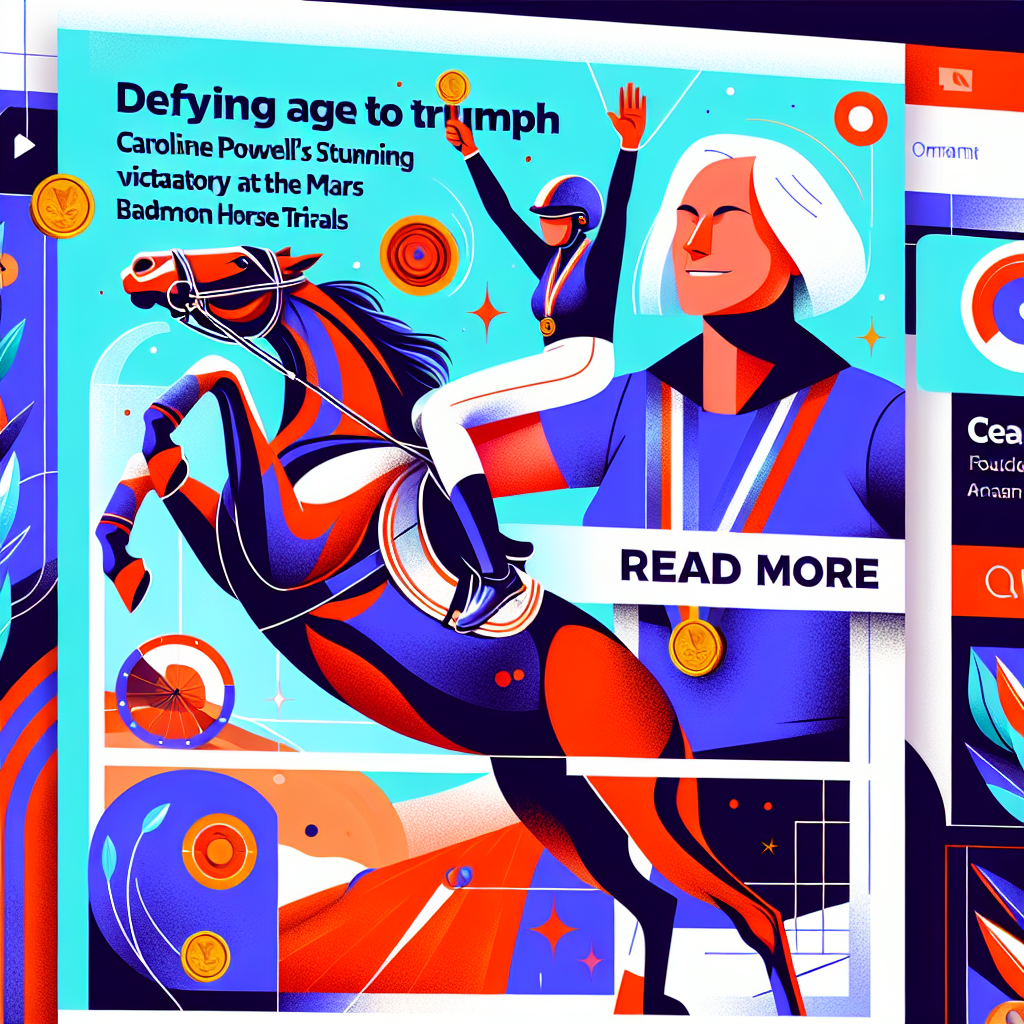 Defying Age to Triumph: Caroline Powell's Stunning Victory at the 2024 Mars Badminton Horse Trials- just horse riders