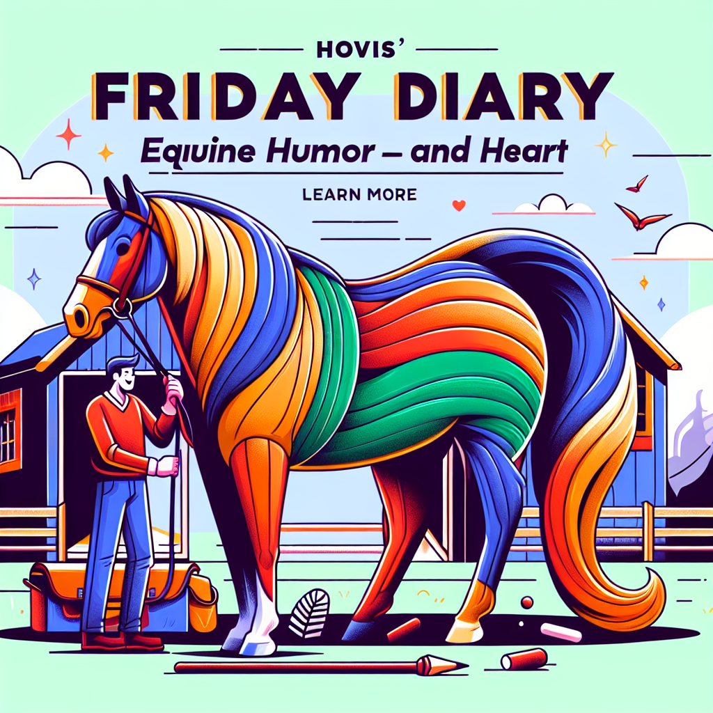 Hovis' Friday Diary Equine Humor And Heart: A Must-Read For Horse Enthusiasts- just horse riders