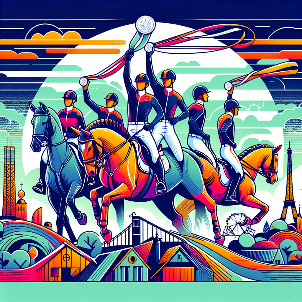 US Equestrian Team Triumphs with Silver at Paris 2024 Olympics: A Story of Teamwork, Resilience, and Heroic Debuts- just horse riders