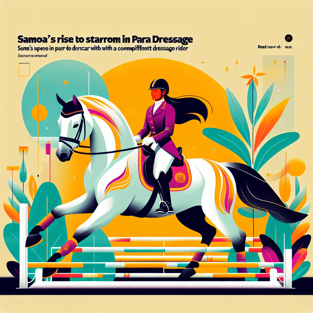 LJT Egebjerggards Samoa Rise To Stardom In Para Dressage With Sophie Wells- just horse riders