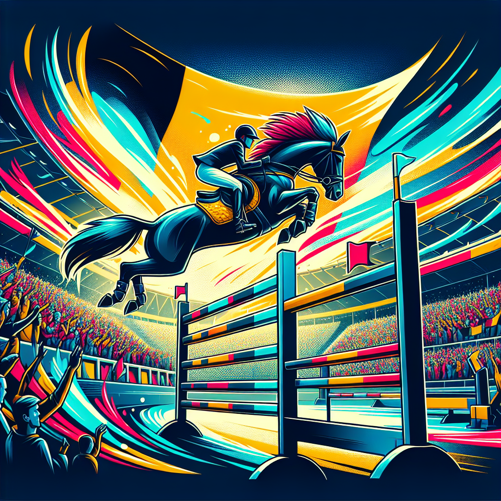 Belgium's Thrilling Triumph at the 2025 European Show Jumping Championships- just horse riders