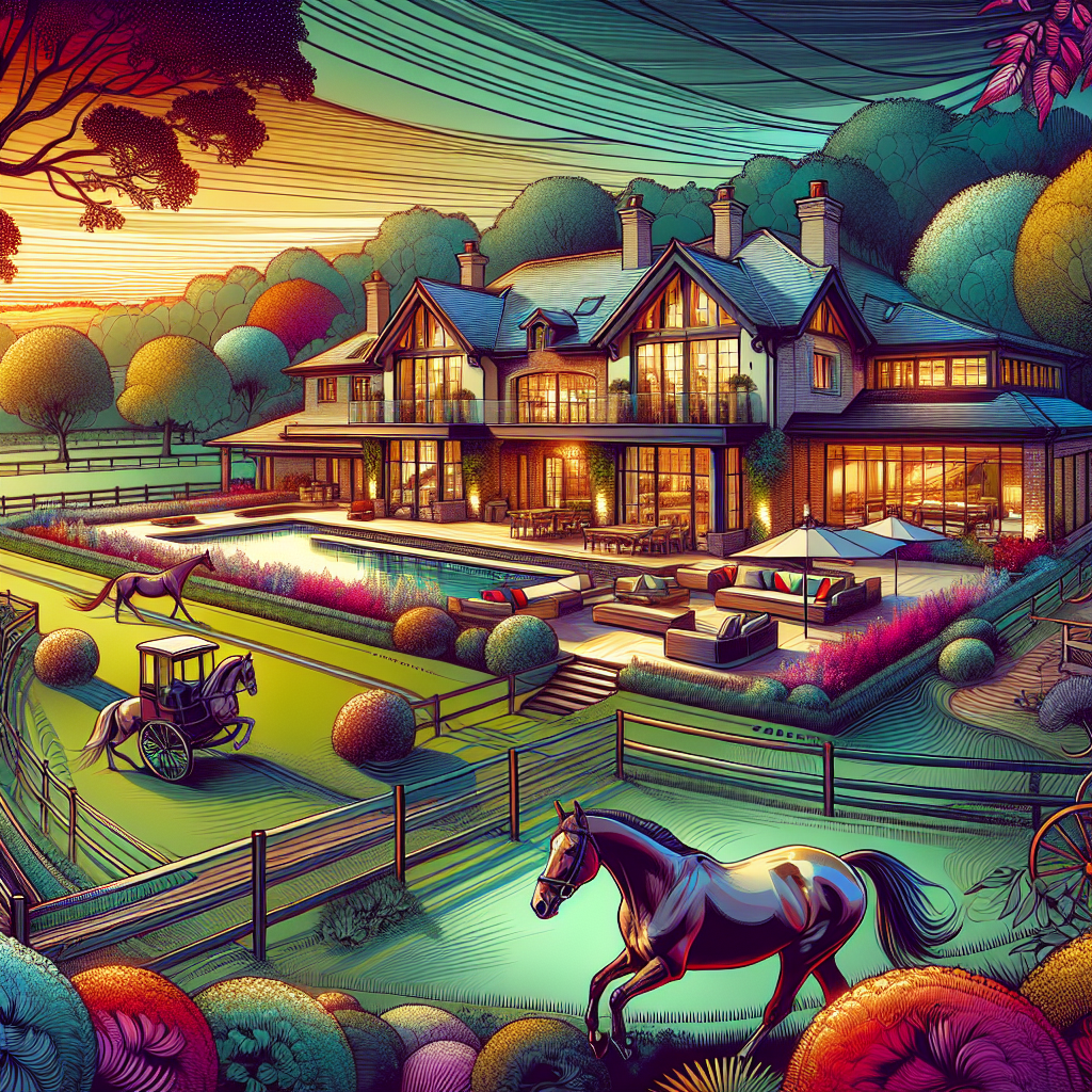 Kent's Hidden Gem: A Lavish Equine Dream Home with Exceptional Equestrian Facilities- just horse riders
