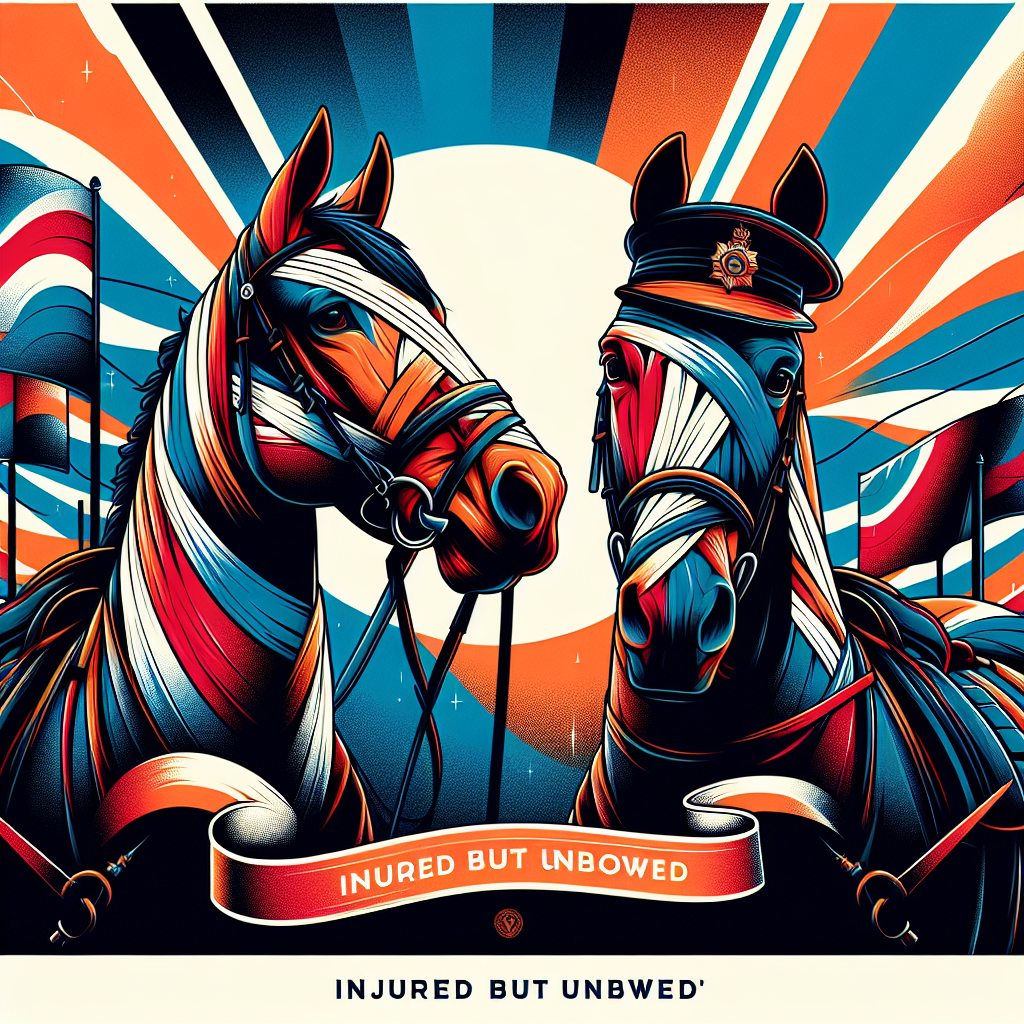 Injured but Unbowed: The Remarkable Recovery Journey of the Army's Life Guard Horses, Vida and Quaker- just horse riders