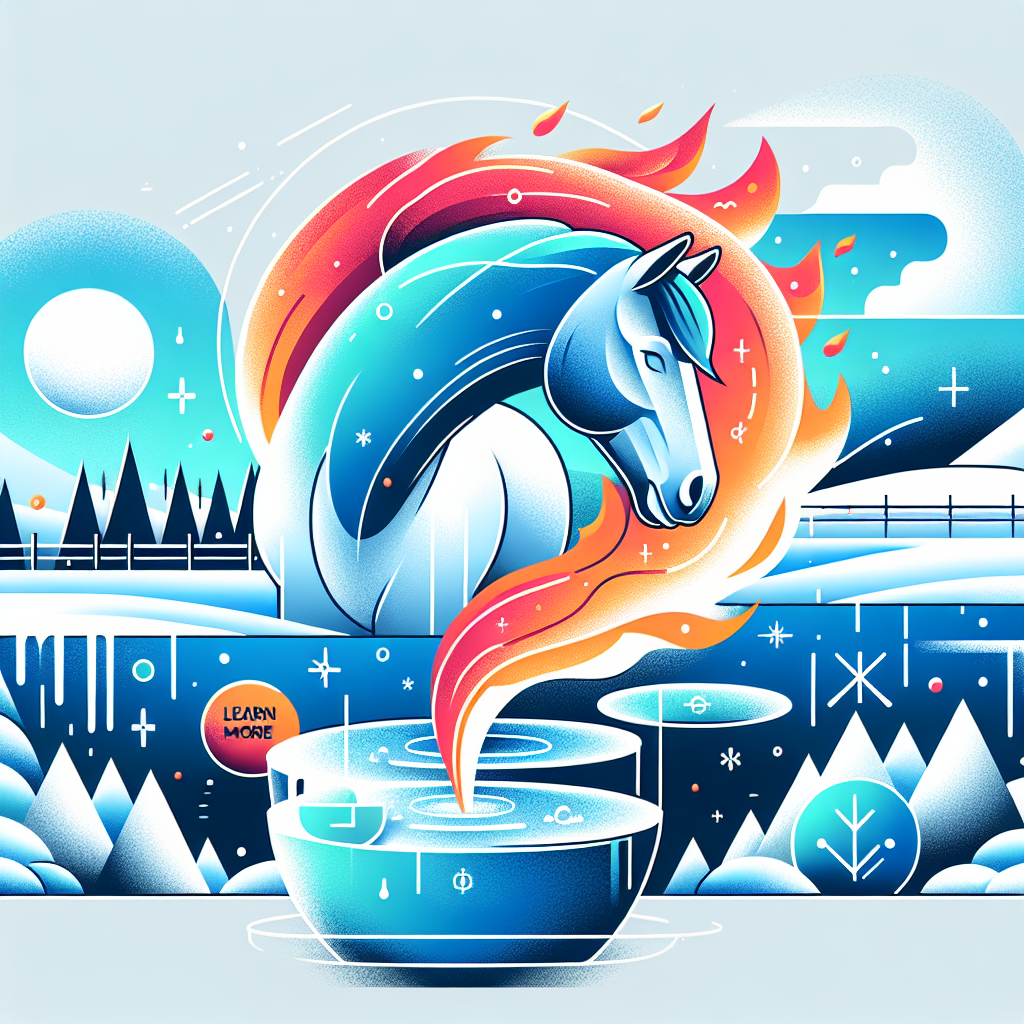 Ensuring Optimal Winter Horse Health Through Proper Water Temperature Management- just horse riders