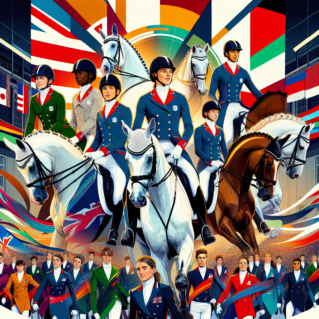 Meet the Future Stars: British Dressage Youth Team Announced for 2024 European Championships in Austria and Belgium- just horse riders