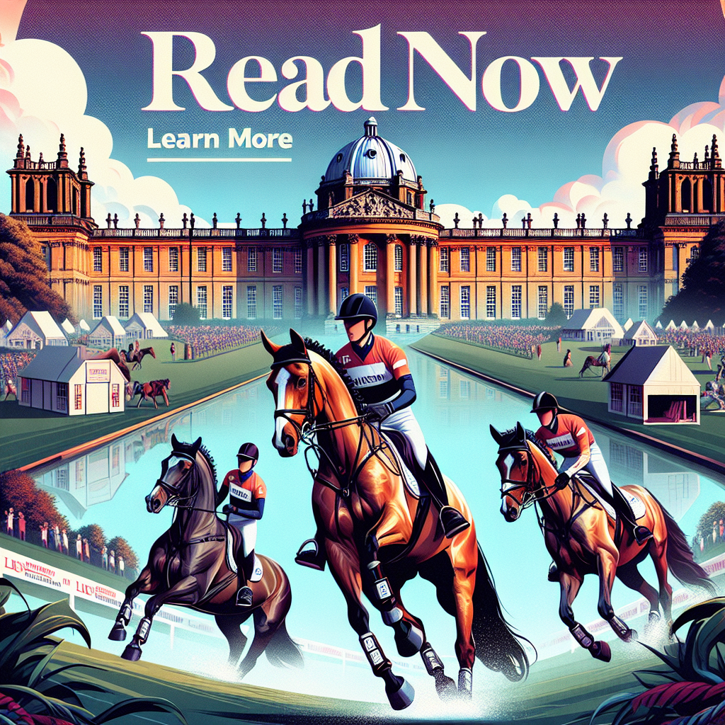 Excitement Builds As Agria FEI Eventing European Championship Returns To Blenheim Palace In 2025- just horse riders