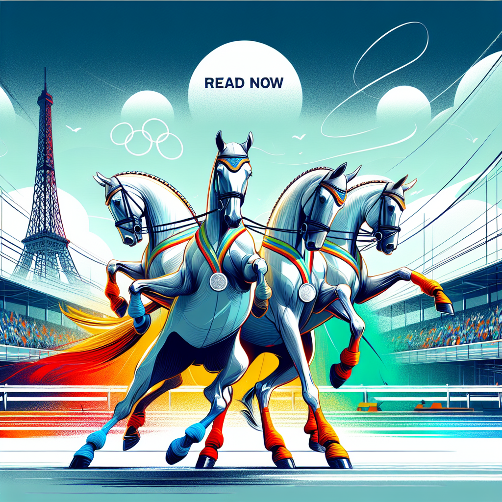 Germany Clinches 15th Olympic Gold in Team Dressage: The Legacy of Isabell Werth and the Power Trio in Paris 2024- just horse riders