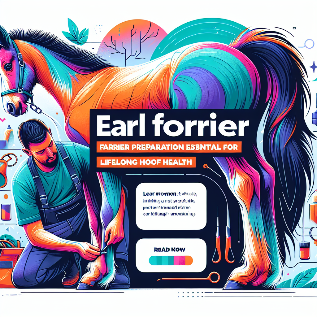 Early Foal Farrier Preparation Essential For Lifelong Hoof Health- just horse riders