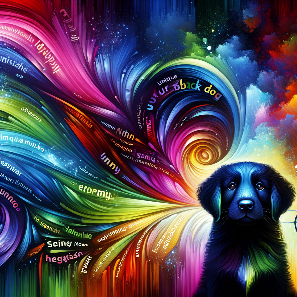 Unleashing Creativity Unique Names For Your Black Dog- just horse riders