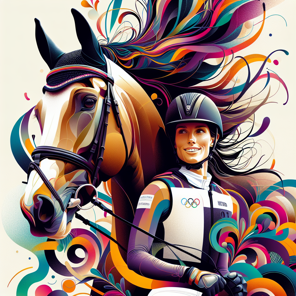 "Canadian Equestrian Star Erryn Ballard Shines in Olympic Debut with New Horse Nikka VD Bisschop"- just horse riders