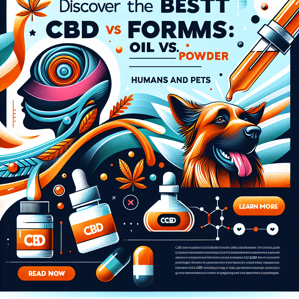 Discover the Best CBD Forms: Oil vs. Powder for Humans and Pets- just horse riders